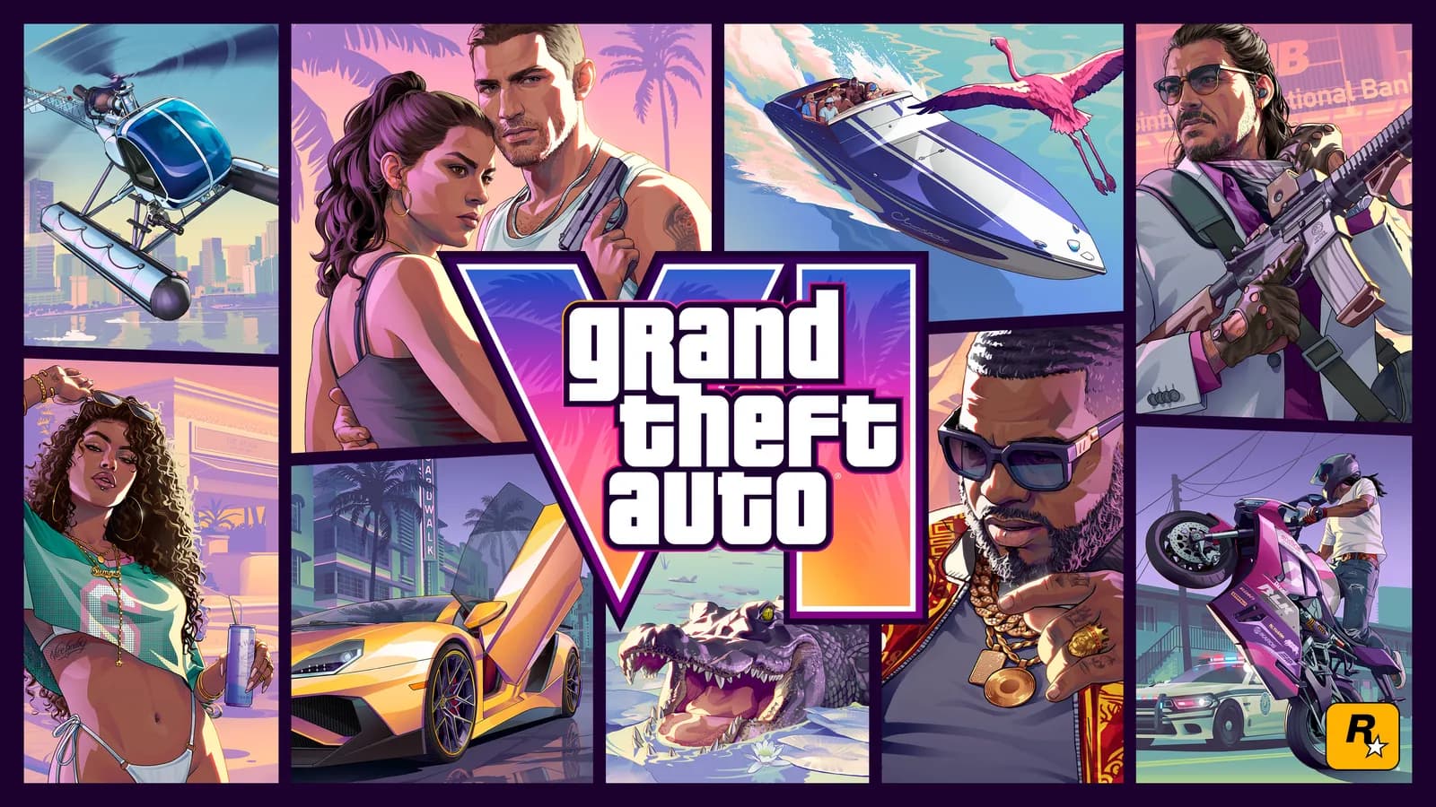 Official Grand Theft Auto VI cover art